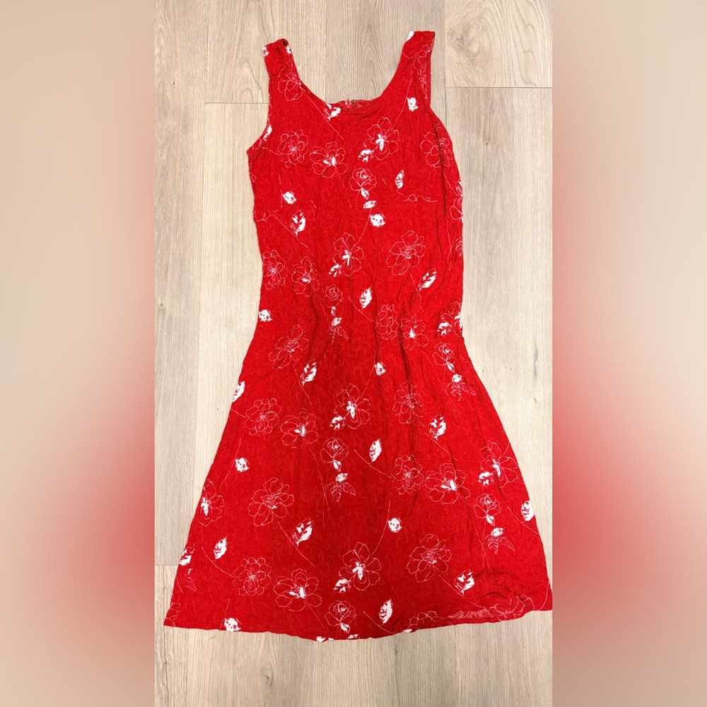 dressbarn Red Floral